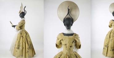 Rokoko-Stil in Kleidung und zarter Rokoko-Mode (18. Jahrhundert) Damenkleider im England des 18. Jahrhunderts